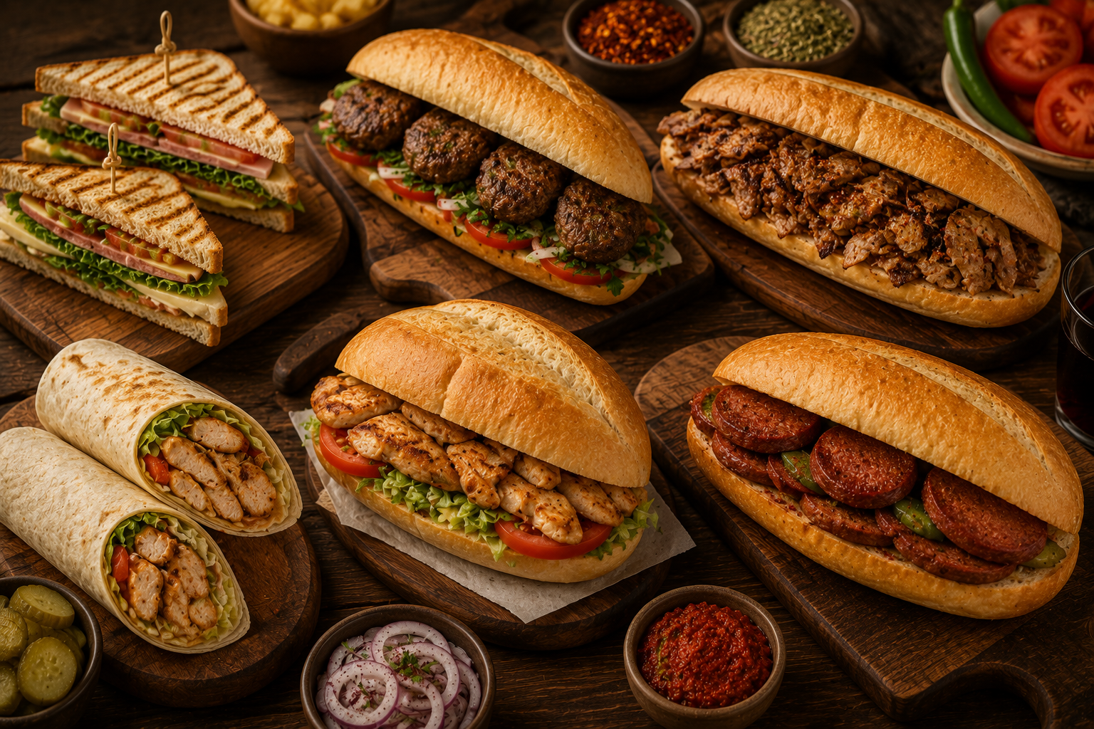 Sandviçler ve Ekmek Arası